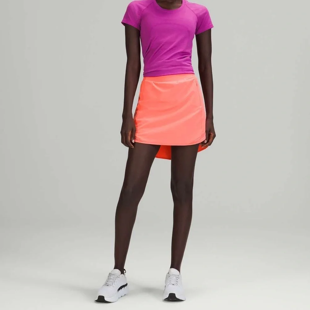 Lululemon Hotty Hot High-Rise Skirt Long Raspberry